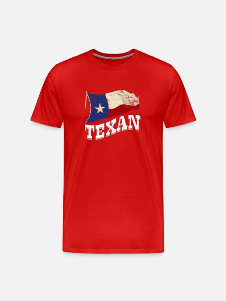 Texan Sayings Texas Pride - Men's Premium Organic T-Shirt - red