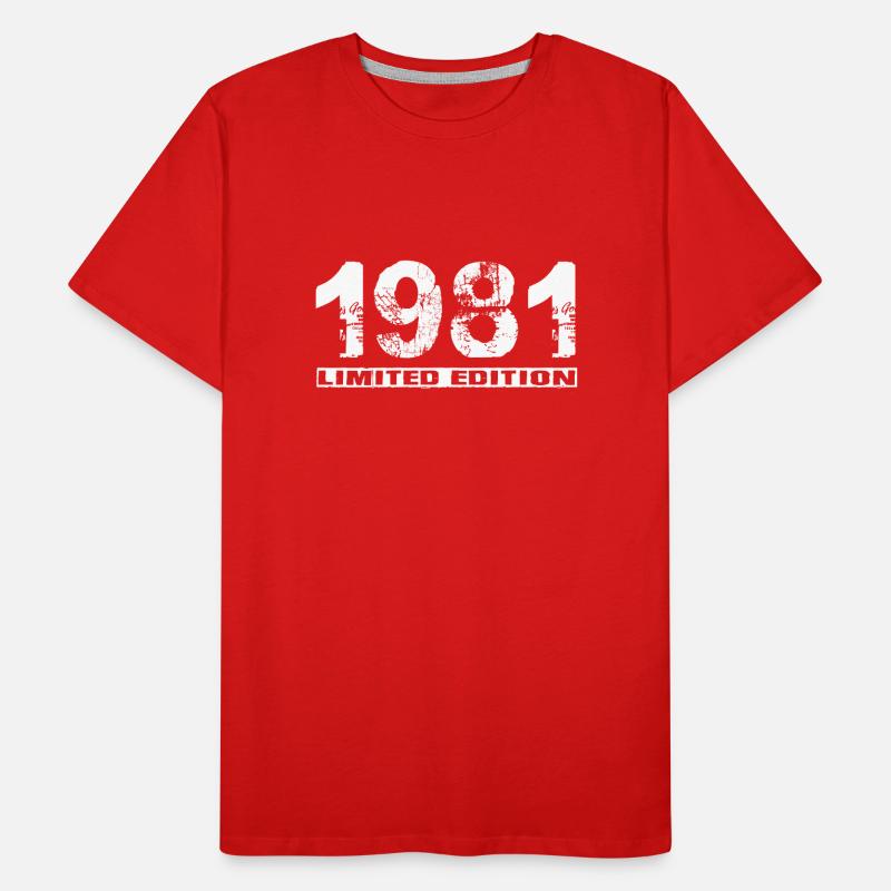 Édition limitée 1981 T-shirt bio Premium Homme