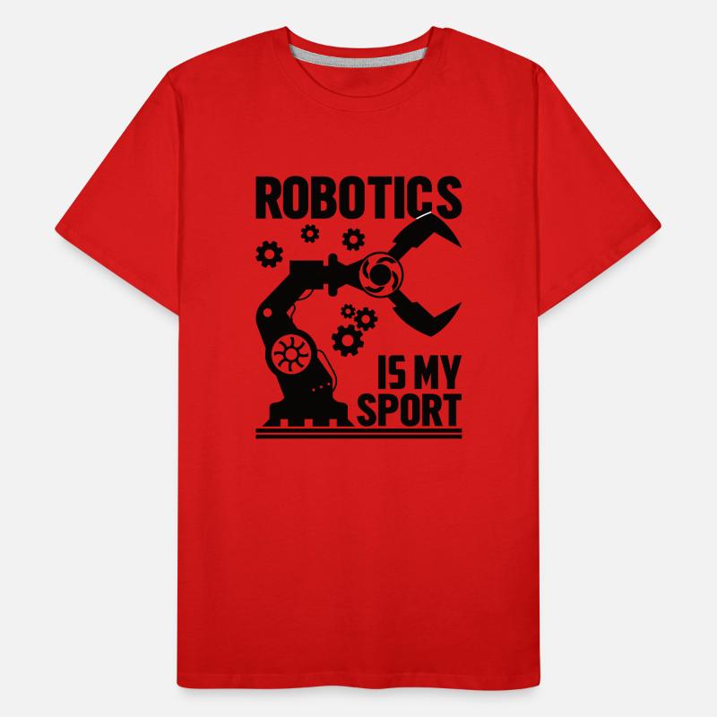 Robot Programmer Automation Technician Men's Premium Organic T-Shirt
