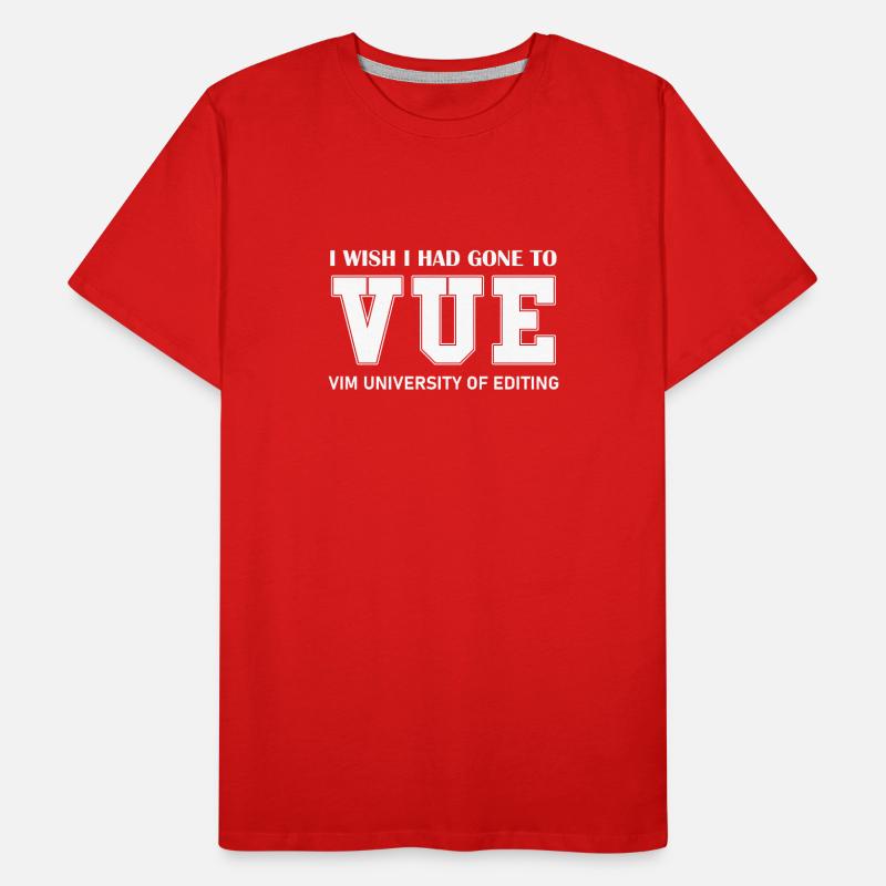 VIM University of Editing Wish I Could Exit VIM Männer Premium Bio T-Shirt