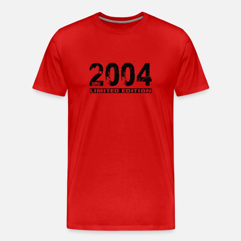 Limited Edition 2004 - Männer Premium Bio T-Shirt - Rot