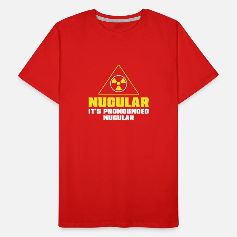 Nuclear Engineer Nucular Es wird Funny Radiation Männer Premium Bio T-Shirt