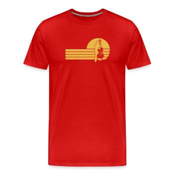 Double bass Double bass player Double bass player - Men's Premium Organic T-Shirt - red - Front - Damien (186cm)