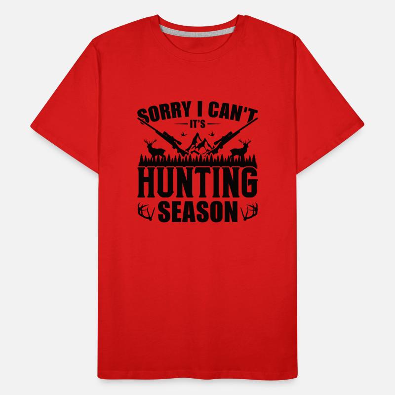 Jäger Bogenschießen Wald Hirsch Jagdhund Reh Männer Premium Bio T-Shirt