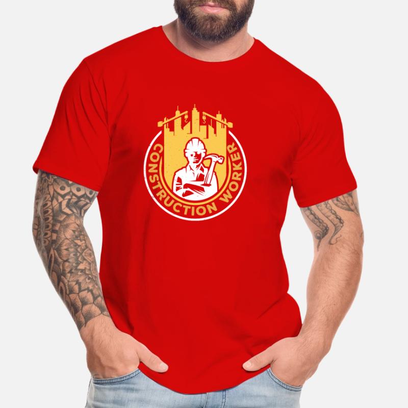 Construction workers Construction Team Teamwork Construction site Men's Premium Organic T-Shirt