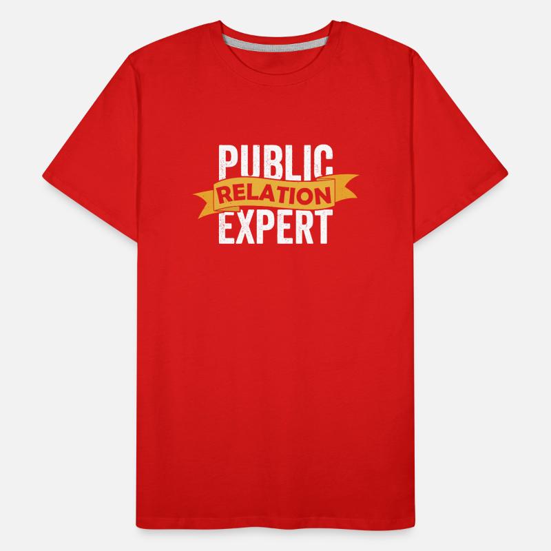Public Relation Experte Beruf Public Relations PR Männer Premium Bio T-Shirt