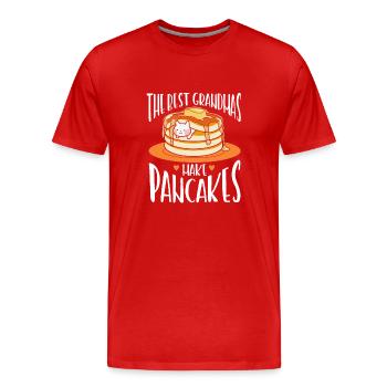 Pfannkuchen Food Lover Best Pancake Maker - Männer Premium Bio T-Shirt - Rot - Vorne - Damien (186cm)