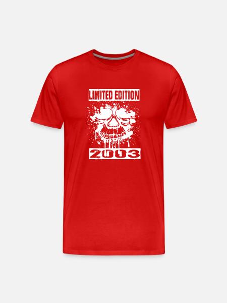 Édition limitée 2003 - T-shirt bio Premium Homme - rouge