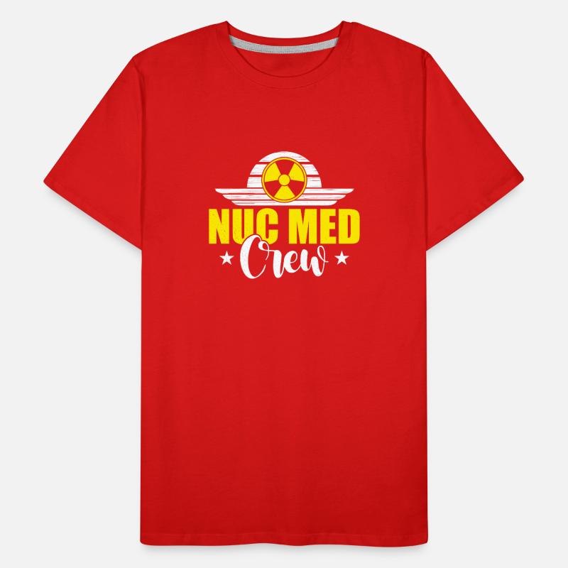 Nuc Med Tech Nuclear Medicine Technologist Men's Premium Organic T-Shirt