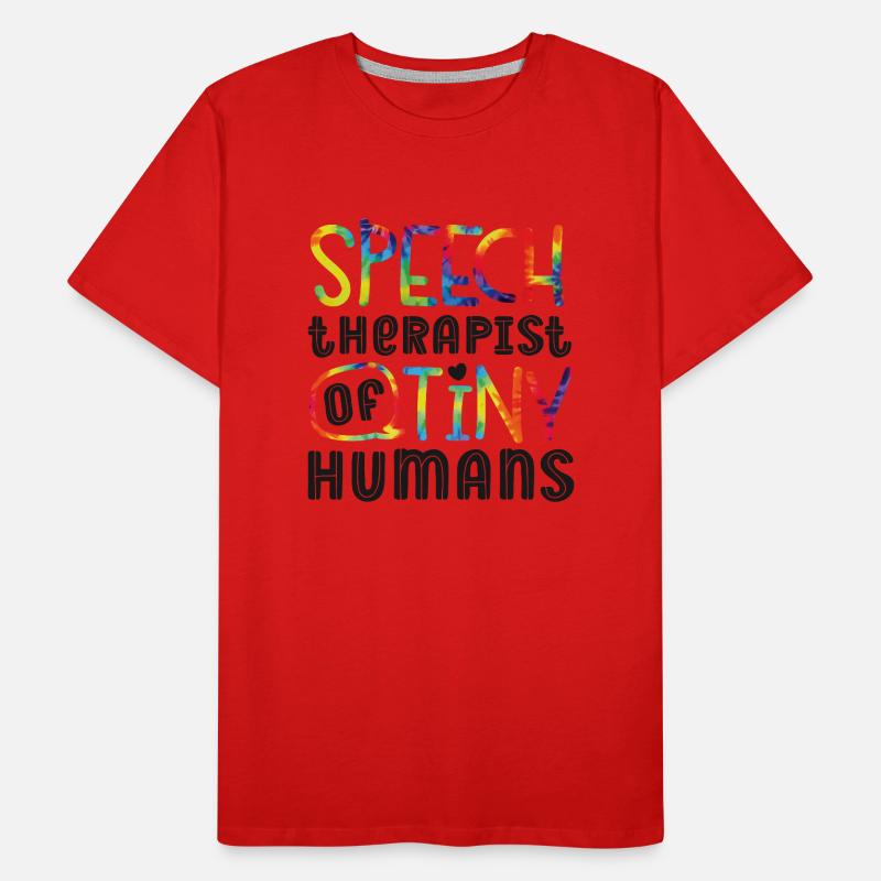 Speech Therapist Therapy Assistant Männer Premium Bio T-Shirt