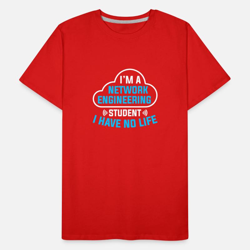 Computer Network Technology Network Engineer Men's Premium Organic T-Shirt