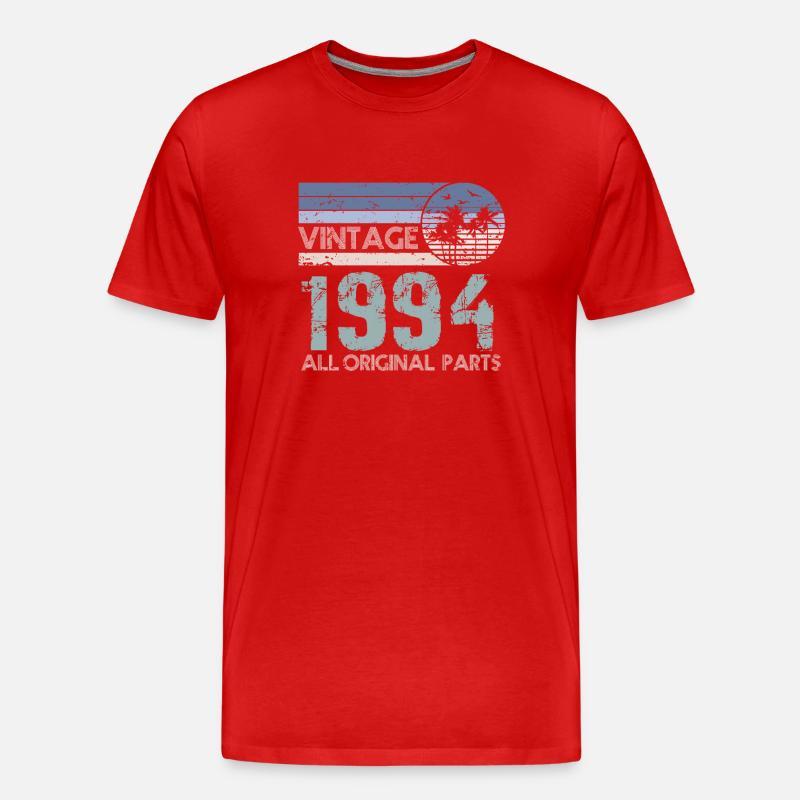 Edition Limitée Millésime 1994 - T-shirt bio Premium Homme - rouge