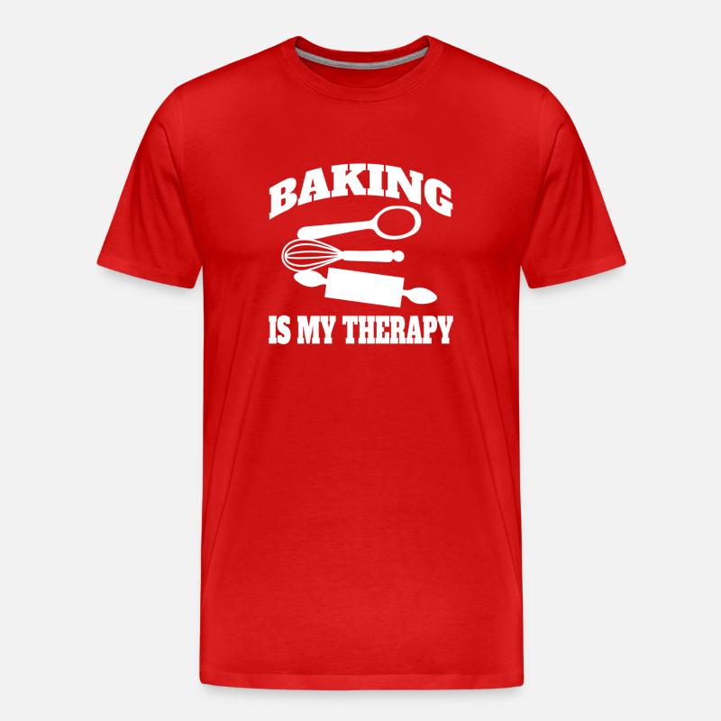 Baker Pastry Baking Pastry Bakery - Men's Premium Organic T-Shirt - red