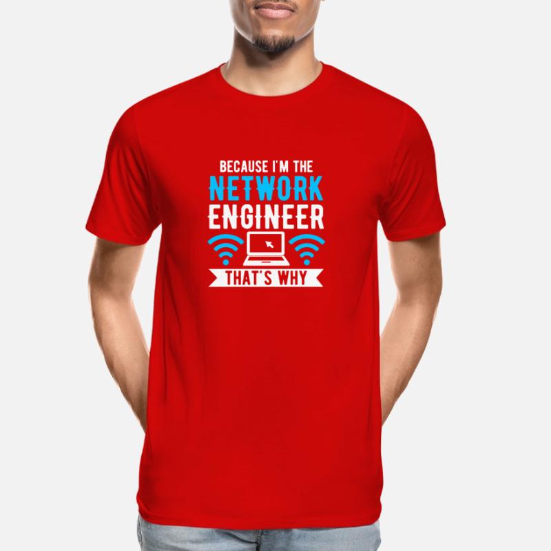 Computer Network Technology Network Engineer Men's Premium Organic T-Shirt