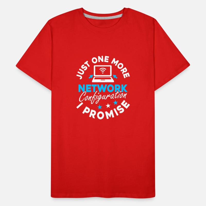 Computer Network Technology Network Engineer Men's Premium Organic T-Shirt