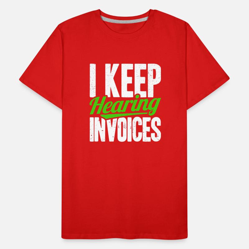 Comptable Donation Comptabilité Impôt CPA T-shirt bio Premium Homme