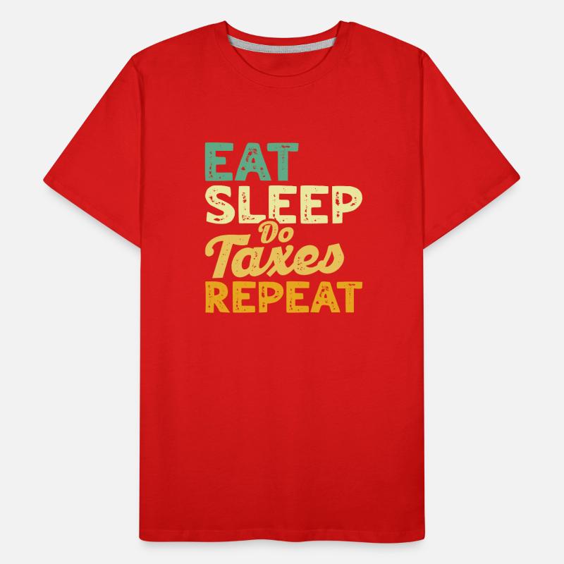 Comptable Donation Comptabilité Impôt CPA T-shirt bio Premium Homme