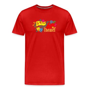 Broadway, Musical, Theater - Männer Premium Bio T-Shirt - Rot - Vorne - Damien (186cm)