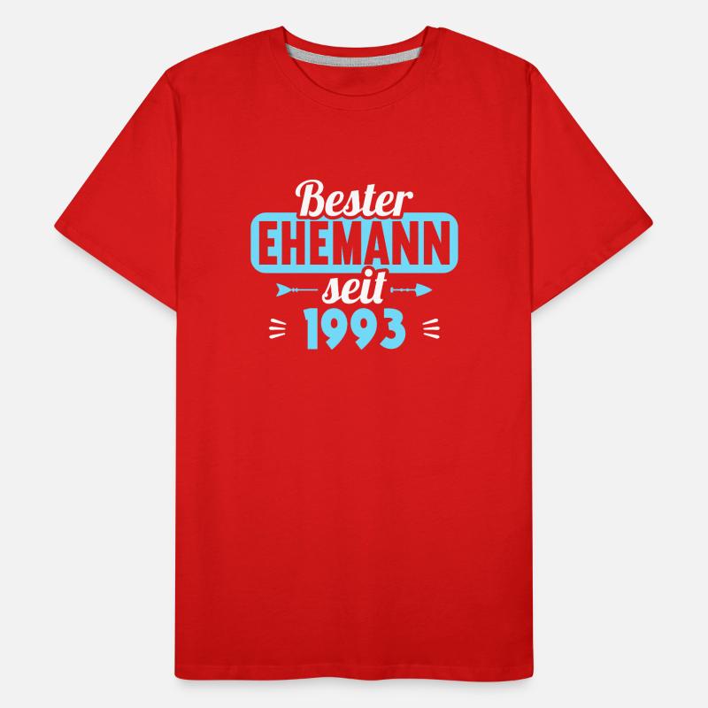 30. Hochzeitstag Bester Ehemann seit 1993 Männer Premium Bio T-Shirt