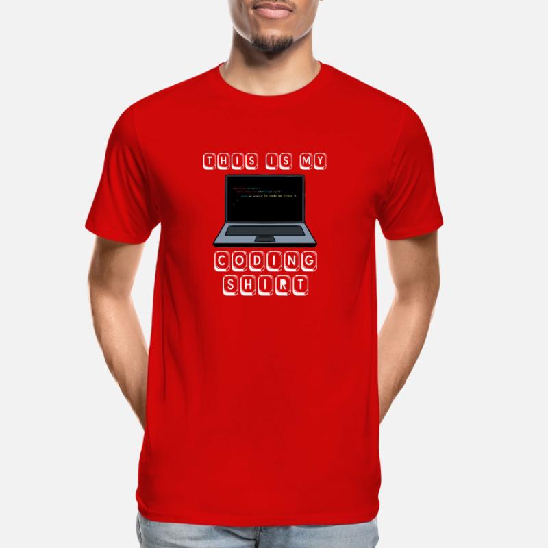 Computer Programmer Code Geek Cool Developer Pun Men's Premium Organic T-Shirt
