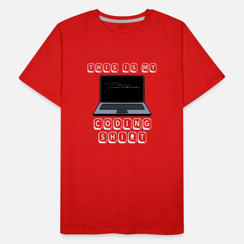 Computer Programmer Code Geek Cool Developer Pun Men's Premium Organic T-Shirt