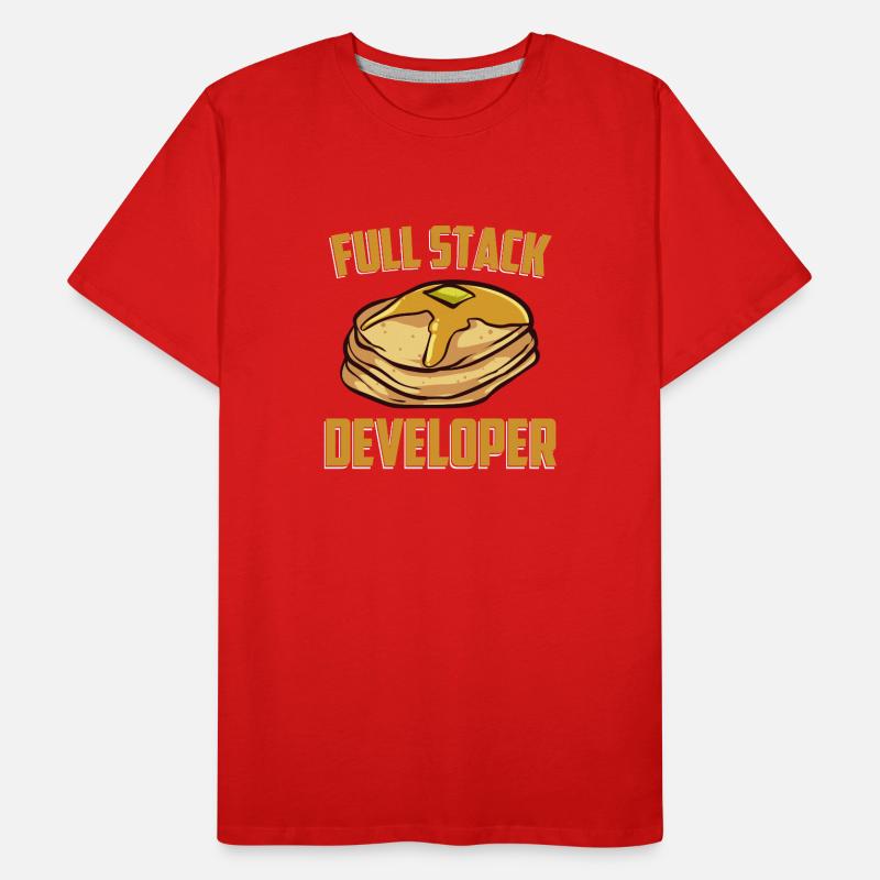 Full Stack Entwickler - Informatik Programmierer Männer Premium Bio T-Shirt