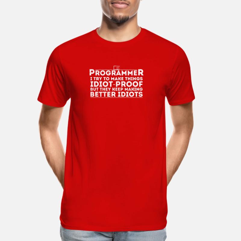 Drôle Programmeur Humour Codeur Informatique Programmation T-shirt bio Premium Homme
