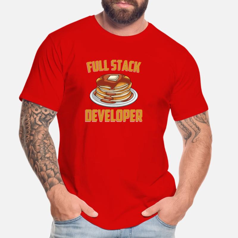 Full Stack Entwickler - Coder Science Programmer Männer Premium Bio T-Shirt