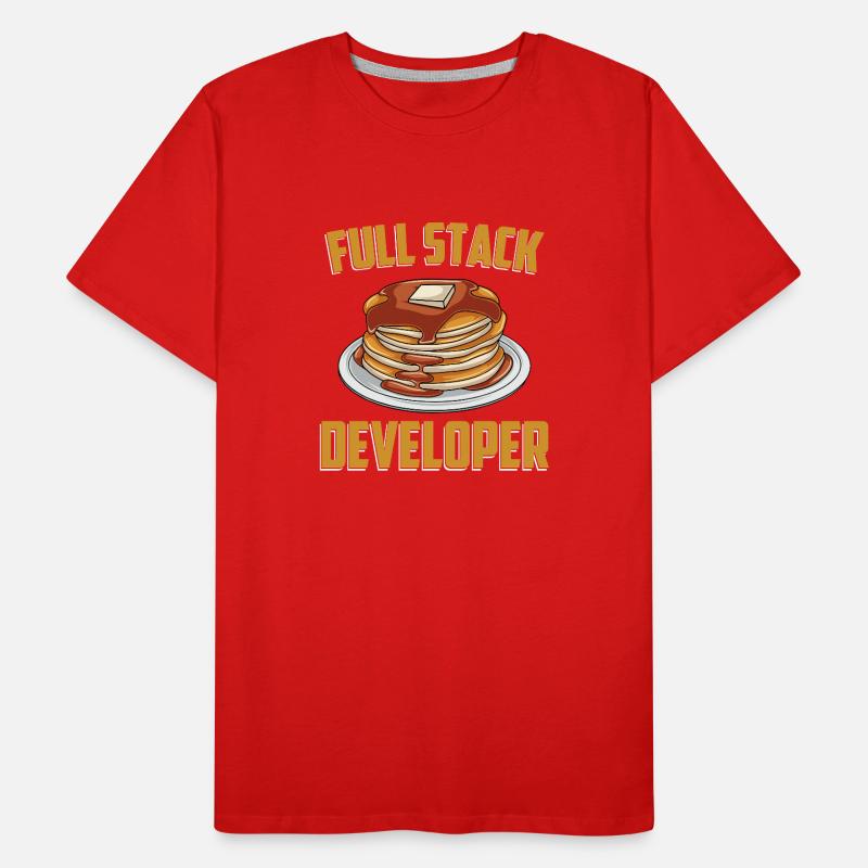 Full Stack Entwickler - Coder Science Programmer Männer Premium Bio T-Shirt