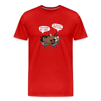 Klarinette Player Orchestra Musiker - Männer Premium Bio T-Shirt - Rot - Vorne - Damien (186cm)