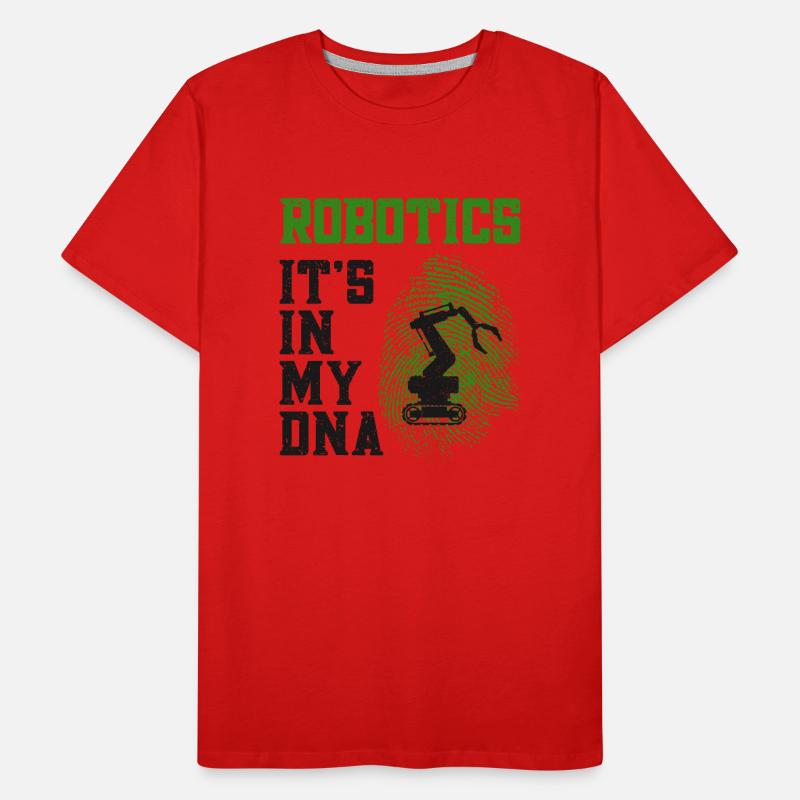 Robot Robotics Engineer Robotics Men's Premium Organic T-Shirt