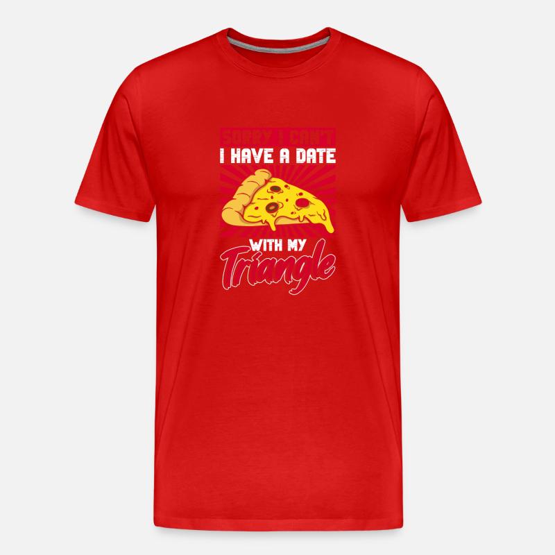 Pizza Pizzabäcker Hobby Pizzabäcker - Männer Premium Bio T-Shirt - Rot