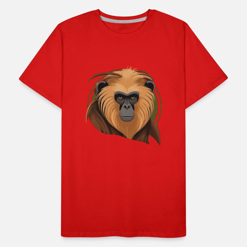 Monkey - Monkey Face Men's Premium Organic T-Shirt