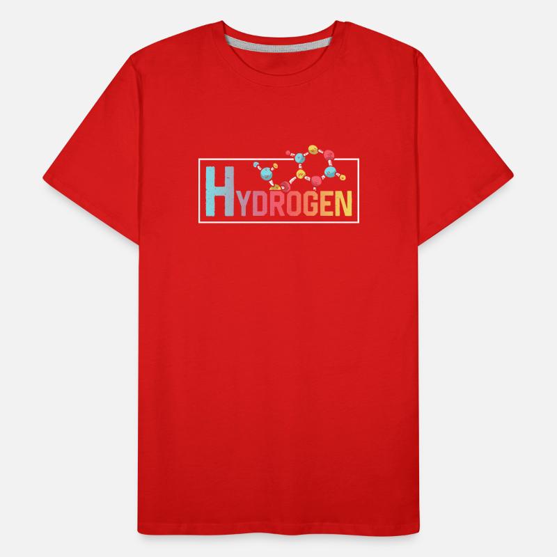 Hydrogen Energy Hydrogen Element Men's Premium Organic T-Shirt