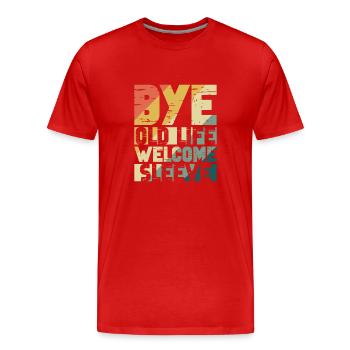 Magenbypass Bypass Gewichtsverlustchirurgie - Männer Premium Bio T-Shirt - Rot - Vorne - Damien (186cm)