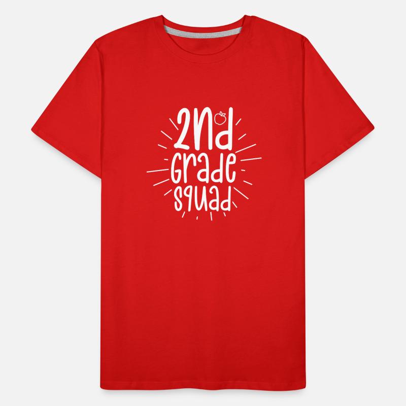 Second Grade Team Second Class Teachers Men's Premium Organic T-Shirt