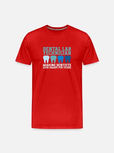 Zahntechniker Zahntechnik - T-shirt bio Premium Homme - rouge