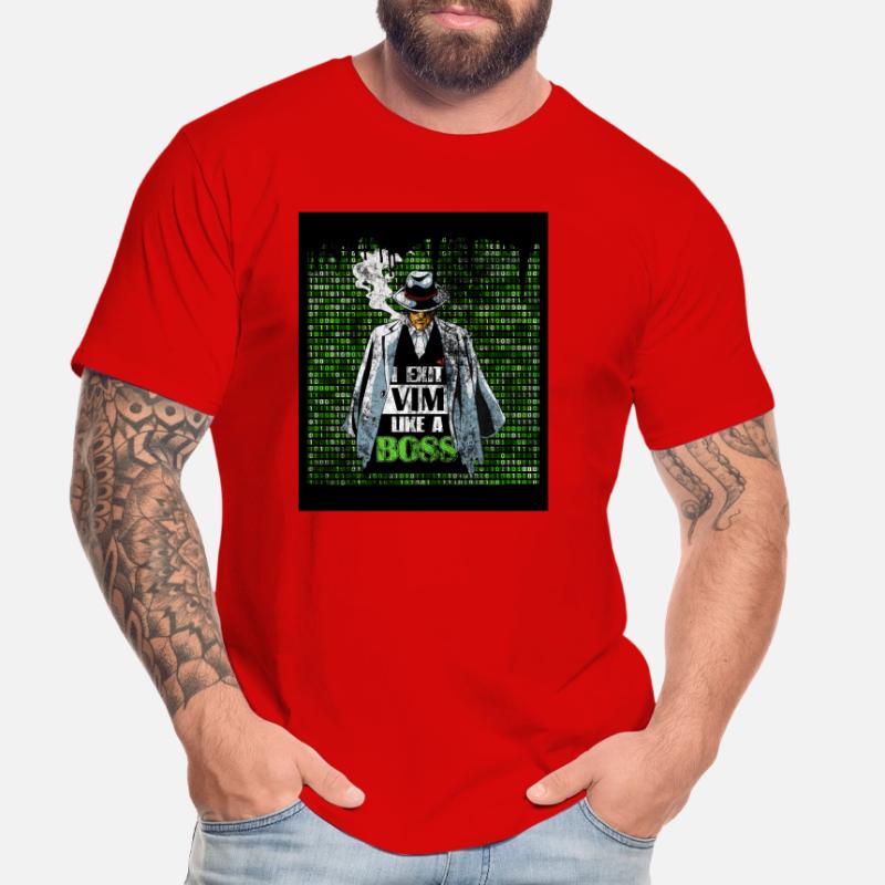 I Exit VIM like a Boss for Linux Linux Lover and Männer Premium Bio T-Shirt