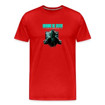 Breaking The System It's A Lifestyle for Coder and - Männer Premium Bio T-Shirt - Rot - Vorne - Damien (186cm)