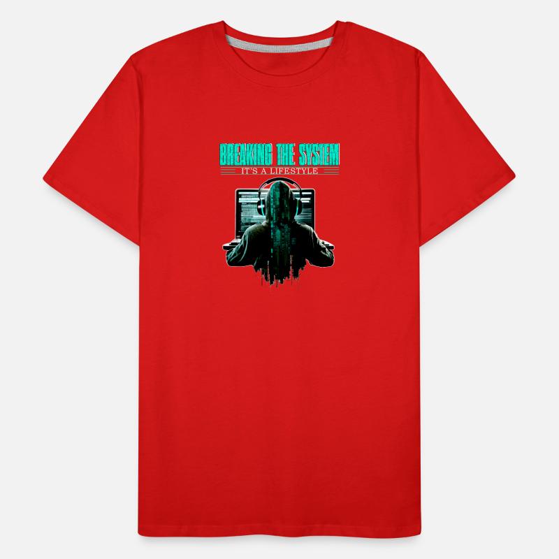 Breaking The System It's A Lifestyle for Coder and Männer Premium Bio T-Shirt