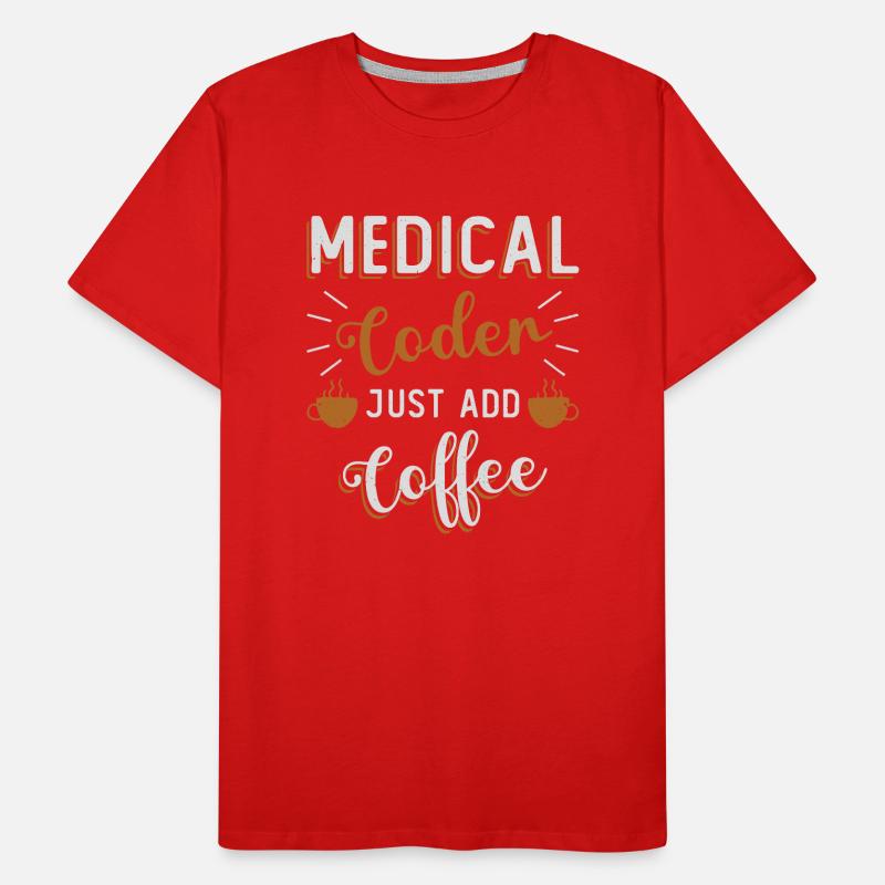 Codeur médical, programmeur T-shirt bio Premium Homme