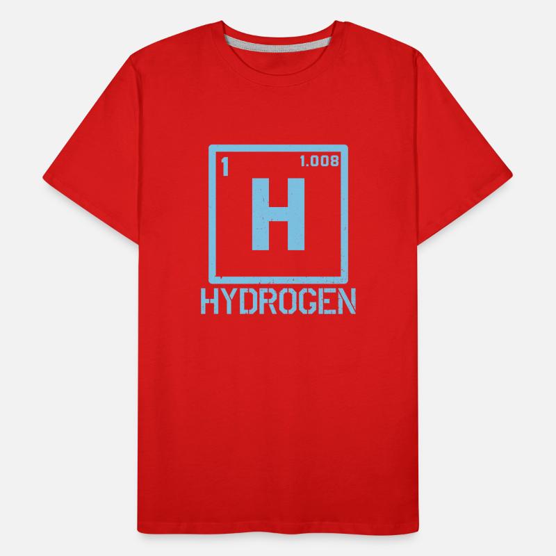 Élément hydrogène Énergie hydrogène T-shirt bio Premium Homme