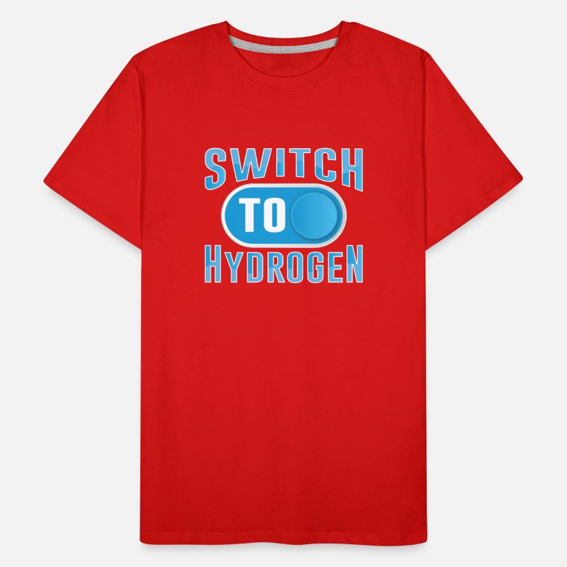 Passer à l’hydrogène énergie hydrogène T-shirt bio Premium Homme