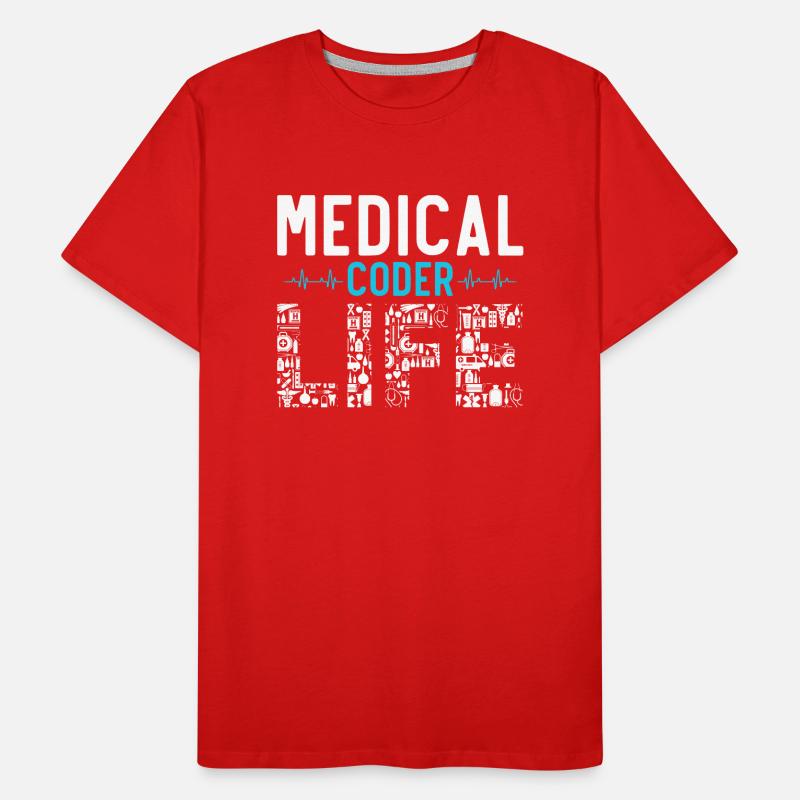 Medical Encoder Medical Programmer Men's Premium Organic T-Shirt