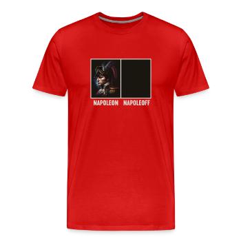 Napoleon Napoleoff Merry Napoleon Bonaparte - Men's Premium Organic T-Shirt - red - Front - Damien (186cm)