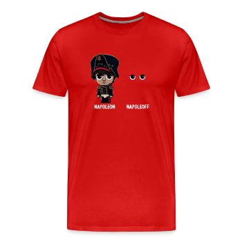 Napoleon Napoleoff Merry Napoleon Bonaparte - Men's Premium Organic T-Shirt - red - Front - Damien (186cm)
