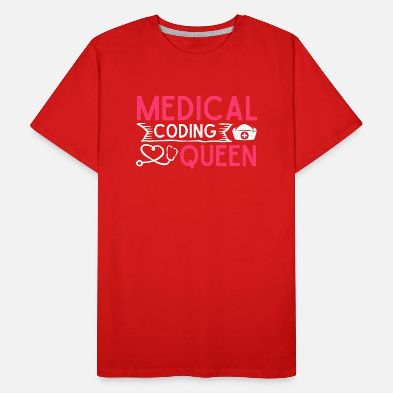 Medical Encoder Medical Programmer Men's Premium Organic T-Shirt