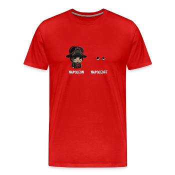 Napoleon Napoleoff Merry Napoleon Bonaparte - Men's Premium Organic T-Shirt - red - Front - Damien (186cm)