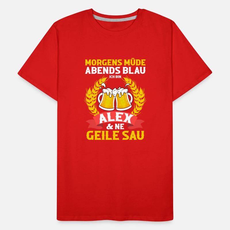 Alex Männer Premium Bio T-Shirt