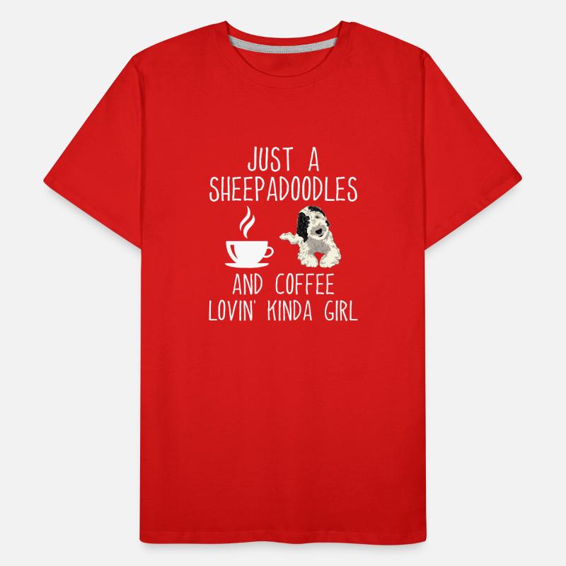Sheepadoodle Doodle Dog Men's Premium Organic T-Shirt